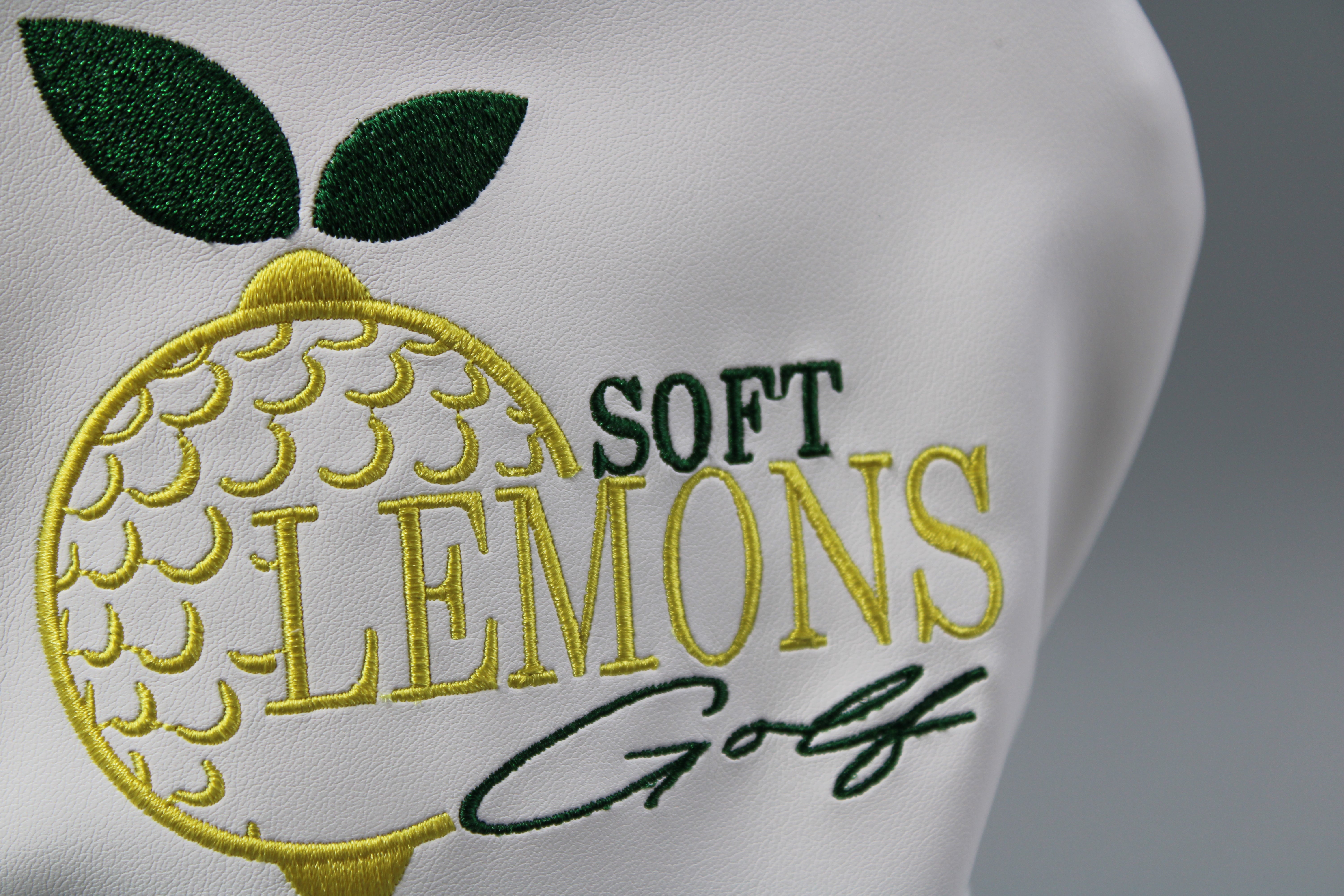 Lemon Print Polo White